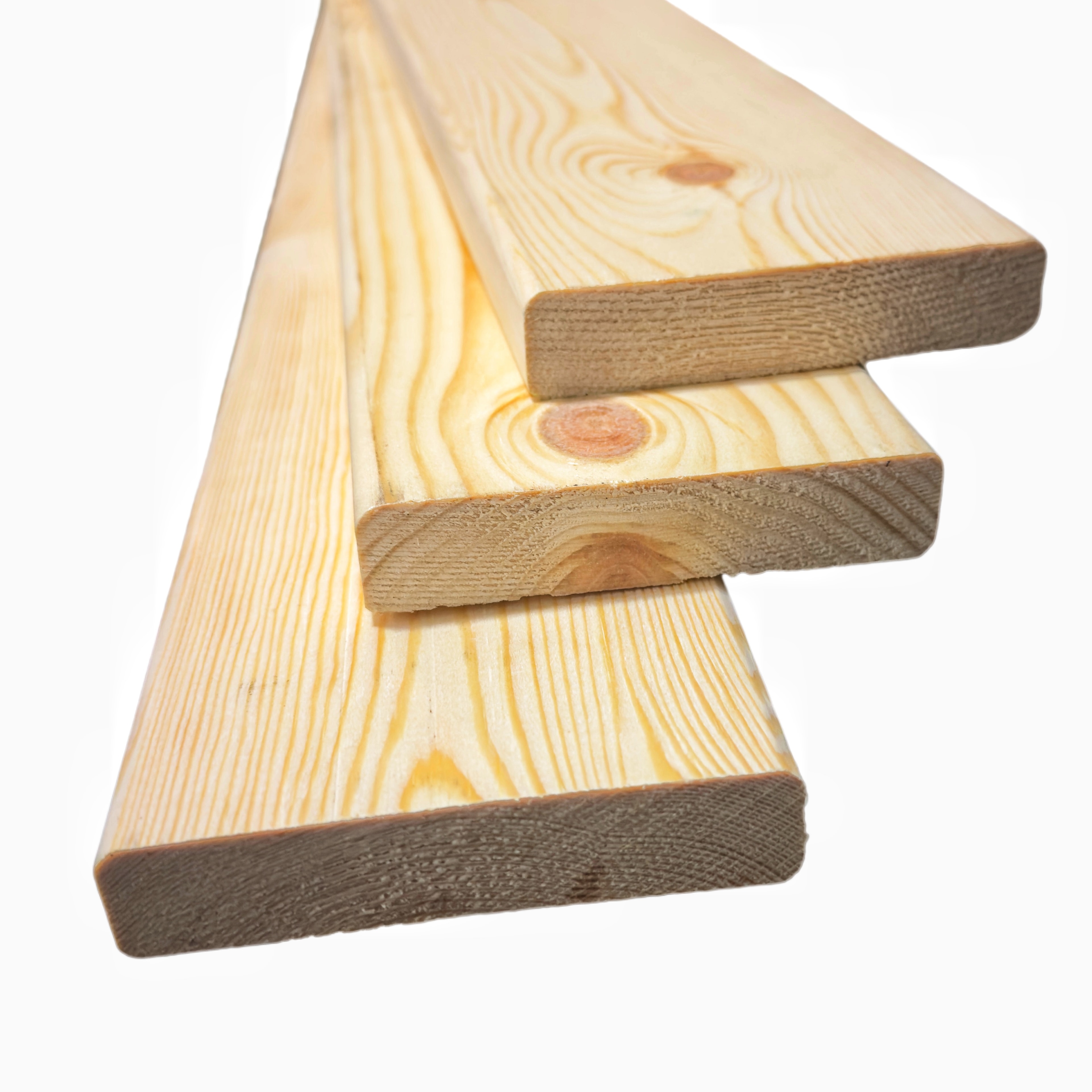 Pine Board — 20mm × 95mm (Rounded Edges)